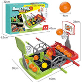 Hot Selling Desktop Basketball Gaming Shot 2 Players Tabletop Soccer Game Hand-cranked Basketball Board Games for Kids